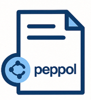 Peppol document icon – symbol of digital invoicing